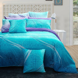 Vitara Queen Size Bed Quilt/Doona/Duvet Cover Set Kings Warehouse 