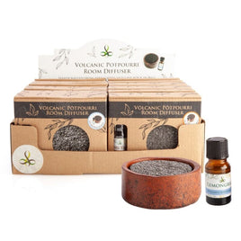 Volcanic Room Diffuser in Terracotta Dish - Assorted Kings Warehouse 