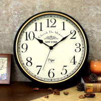 Wall Clock Large 41cm Silent Home Wall Decor Retro Clock for Living Room Kitchen Home Office Kings Warehouse 