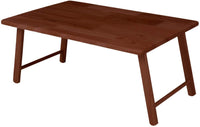 Walnut Foldable Laptop Desk and Bed Tray Table Office Supplies Kings Warehouse 