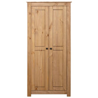 Wardrobe 80x50x171.5 cm Solid Pine Panama Range bedroom furniture Kings Warehouse 