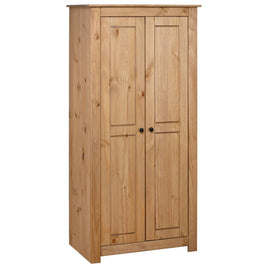 Wardrobe 80x50x171.5 cm Solid Pine Panama Range bedroom furniture Kings Warehouse 