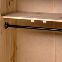 Wardrobe 80x50x171.5 cm Solid Pine Panama Range bedroom furniture Kings Warehouse 