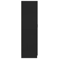 Wardrobe Black 80x52x180 cm Kings Warehouse 