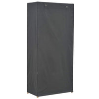 Wardrobe Grey 79x40x170 cm Fabric Kings Warehouse 