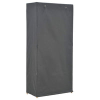 Wardrobe Grey 79x40x170 cm Fabric Kings Warehouse 