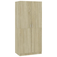 Wardrobe Sonoma Oak 80x52x180 cm Kings Warehouse 
