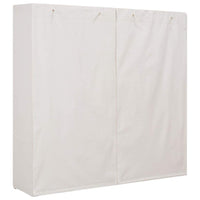 Wardrobe White 173x40x170 cm Fabric Kings Warehouse 