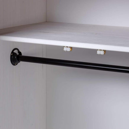 Wardrobe White 80x50x171.5 cm Solid Pine Panama Range Kings Warehouse 
