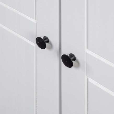 Wardrobe White 80x50x171.5 cm Solid Pine Panama Range Kings Warehouse 