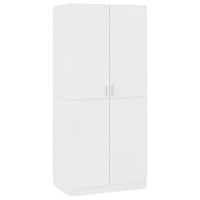 Wardrobe White 80x52x180 cm Kings Warehouse 