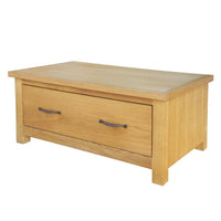 Wardrobe with 1 Drawer 90x52x183 cm Solid Oak Wood Kings Warehouse 