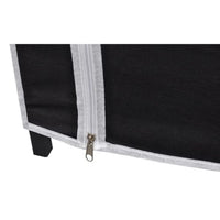 Wardrobes 2 pcs Black Fabric Kings Warehouse 