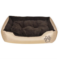 Warm Dog Bed with Padded Cushion L Kings Warehouse 