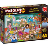 Wasgij 1000 Piece Puzzle - Original 36 New Year Resolutions Kings Warehouse 