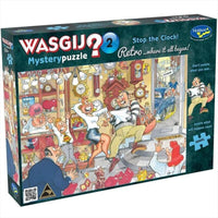 Wasgij 500 Piece XL Puzzle - Mystery Retro Stop The Clock Kings Warehouse 