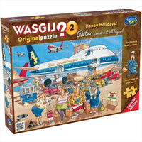 Wasgij 500 Piece XL Puzzle - Original Retro Happy Holidays Kings Warehouse 