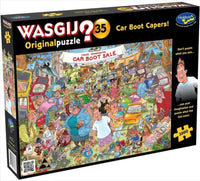 Wasgij Puzzle 1000 Piece - Original 35 - Car Boot Capers Kings Warehouse 
