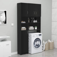 Washing Machine Cabinet Set Black Kings Warehouse 