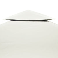 Water-proof Gazebo Cover Canopy 310 g / m² Cream White 3 x 4 m Kings Warehouse 