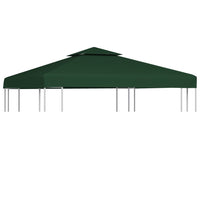 Water-proof Gazebo Cover Canopy 310 g / m² Green 3 x 3 m