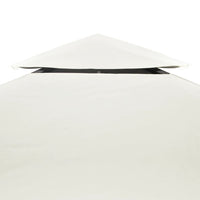 Waterproof Gazebo Cover Canopy 310 g / m² Cream White 3 x 3 m Kings Warehouse 