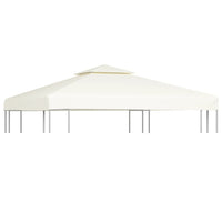 Waterproof Gazebo Cover Canopy 310 g / m² Cream White 3 x 3 m Kings Warehouse 
