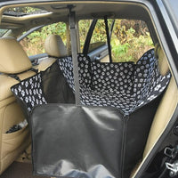 Waterproof Pet Car Seat Cover Hammock Black With Mesh Window Kings Warehouse 