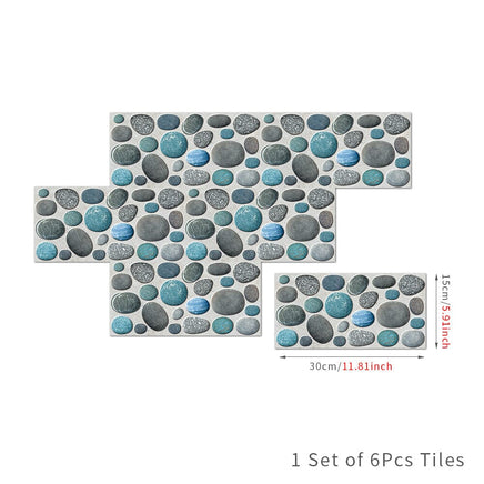 Waterproof Tiles Stone Wallpaper Stickers Bathroom Kitchen Stormy Stone Kings Warehouse 