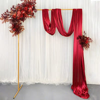 Wedding Arch Gold Square Backdrop Flower Display Stand Background 2.2M Kings Warehouse 