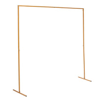 Wedding Arch Gold Square Backdrop Flower Display Stand Background 2.2M Kings Warehouse 