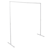 Wedding Arch White Square Backdrop Flower Display Stand Background 2.2M Kings Warehouse 