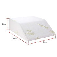 Wedge Elevation Pillow Cool Gel Memory Foam Leg Raiser Support Cushion Kings Warehouse 