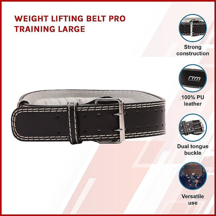 Weight Lifting Belt Pro Training Large Kings Warehouse 