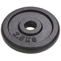 Weight Plates 8 pcs 20 kg Cast Iron Kings Warehouse 