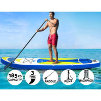 Weisshorn 11FT Stand Up Paddle Board Inflatable SUP Surfborads 15CM Thick Outdoor Kings Warehouse 