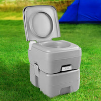 Weisshorn 20L Outdoor Portable Toilet Camping Potty Caravan Travel Boating wtih Carry Bag Kings Warehouse 