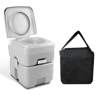 20L Outdoor Portable Toilet Camping Potty Caravan Travel Boating wtih Carry Bag