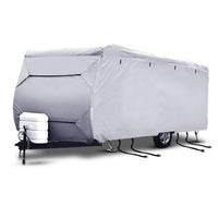 22-24ft Caravan Cover Campervan 4 Layer UV Water Resistant