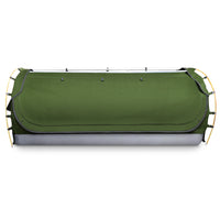 Weisshorn Double Swag Camping Swags Canvas Free Standing Dome Tent Celadon Camping Supplies Kings Warehouse 