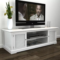 White Wooden TV Stand Kings Warehouse Default Title 