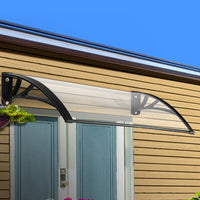 Window Door Awning Outdoor Solid Polycarbonate Canopy Patio 1mx3m DIY KingsWarehouse 