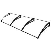 Window Door Awning Outdoor Solid Polycarbonate Canopy Patio 1mx3m DIY KingsWarehouse 
