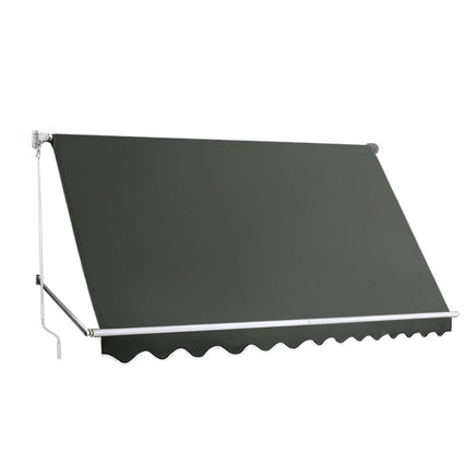 Window Fixed Pivot Arm Awning Outdoor Blinds Retractable Canopy3.1X2.1M Kings Warehouse 