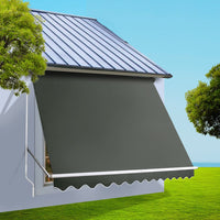 Window Fixed Pivot Arm Awning Outdoor Blinds Retractable Canopy3.1X2.1M Kings Warehouse 