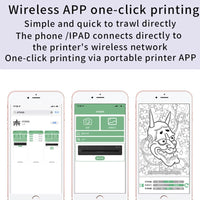 Wireless Tattoo Transfer Printer Portable Machine Clear Transfer Stencil Printer White Kings Warehouse 