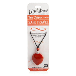 Wishstone Collection Red Jasper Heart Pendant Kings Warehouse 