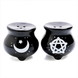 Witches Cauldron Salt Pepper Set Kings Warehouse 