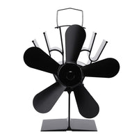 Wood Heater Fan Eco Heat Powered Self-Powered Silent for Fireplace Stove Burner Kings Warehouse 