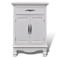 Wooden Cabinet with 2 Doors 1 Drawer White Kings Warehouse 